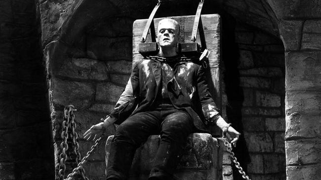 Boris Karloff as the monster in<i> The Bride of Frankenstein </i>