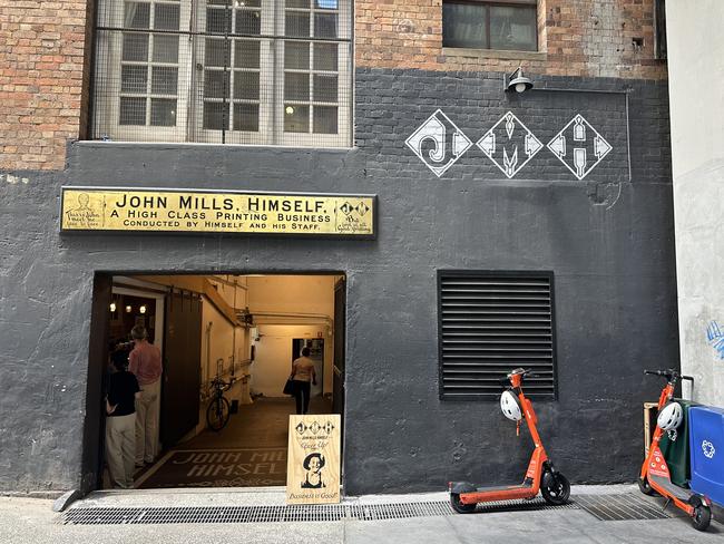 Hidden cafe in the Brisbane CBD, John Mills Himself.