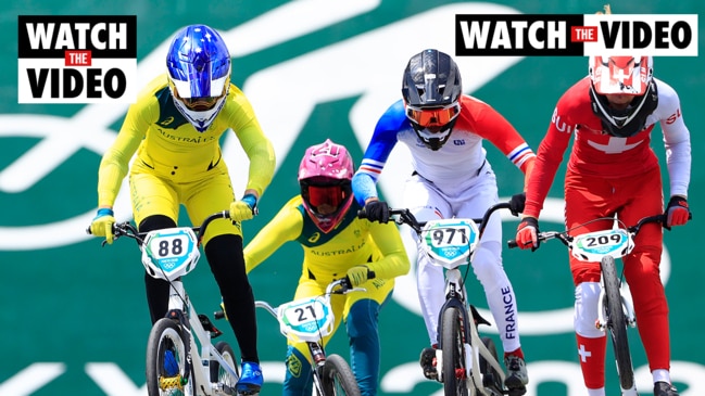 Saya Sakakibara and Lauren Reynolds through to BMX racing semi finals