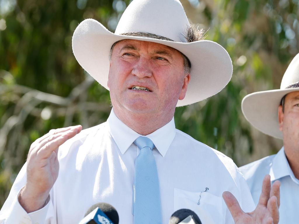 Barnaby Joyce said Australia was an ‘honourable’ country. Picture: Brad Hunter, Office of the Deputy Prime Minister