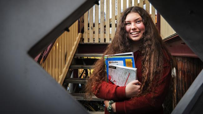 Ambassador for the Commissioner for Children and Young People Abbey Maddock, 16, of Hobart. Picture: CHRIS KIDD