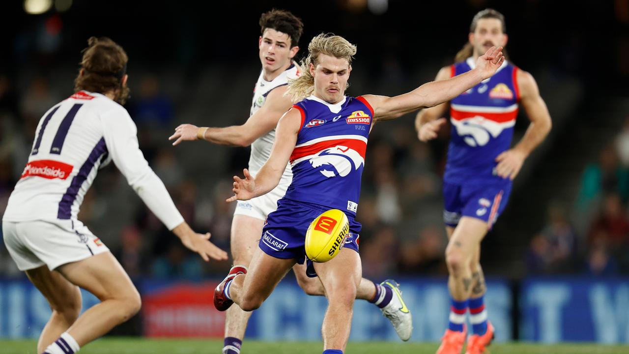 Bailey Smith has signed a new deal with the Bulldogs. Picture: Michael Willson/AFL Photos