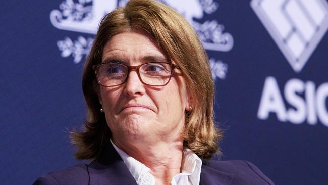 21/11/2023 RBA governor Michele Bullock during a panel on the State of Economy during the ASIC annual forum at the Sofitel in Melbourne. Aaron Francis / The Australian