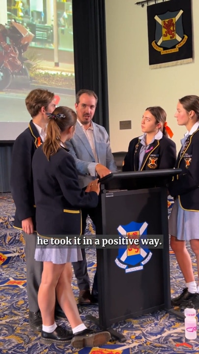 Ben Hyde's car crash survival story shakes Scotch students