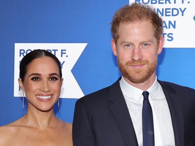 NEW YORK, NEW YORK - DECEMBER 06  Meghan, Duchess of Sussex and Prince Harry, Duke of Sussex attend the 2022 Robert F. Kennedy Human Rights Ripple of Hope Gala at New York Hilton on December 06, 2022 in New York City. (Photo by Mike Coppola/Getty Images forÃÂ 2022 Robert F. Kennedy Human Rights Ripple of Hope Gala)