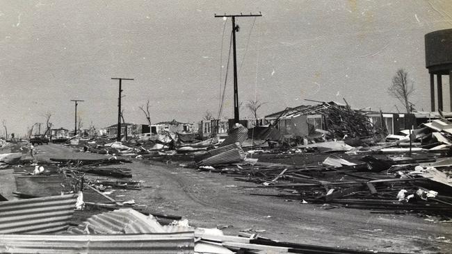 Cyclone Tracy caused major destruction to Darwin.