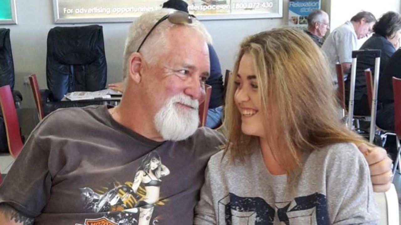 Hannah Atherton, 19, was the pillion passenger on her 60-year-old father Alan Atherton’s Harley Davidson as part of a birthday ride when tragedy struck about 10.25am on Monday April 18. Both died as a result of a traffic crash on the Bruce Highway at Koumala. Picture: Facebook