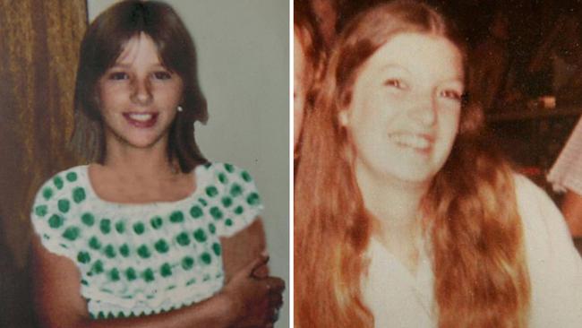 Amanda Robinson (left) and Robyn Hickie disappeared within a fortnight of each other in 1979.