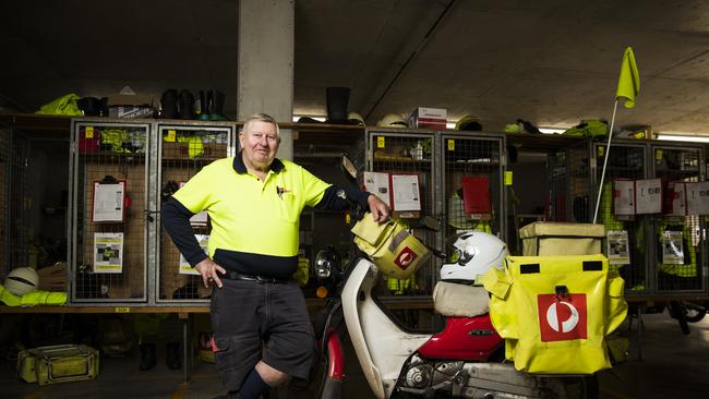 Stan Addams has worked out of the Nepean delivery centre for more than 50 years. Picture: Dylan Robinson