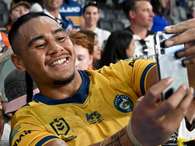 Rising Parramatta forward Sam Tuivaiti.