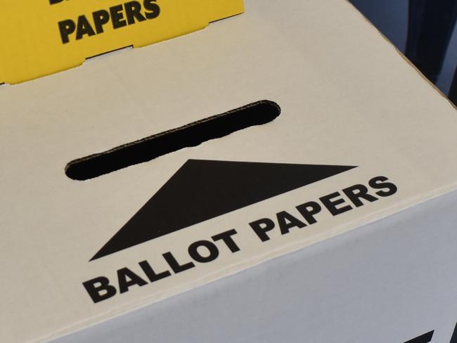 Generic: Electoral Commision of Queensland ballot box, vote, voting, polling booth, democracy . Picture: Zizi Averill