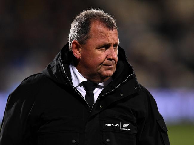 Ian Foster after the All Blacks suffered their first ever loss at home to Argentina. Picture: Joe Allison/Getty Images