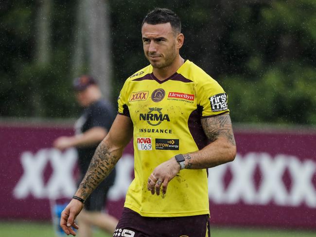 Darius Boyd’s hamstring injury is impeding him at fullback.