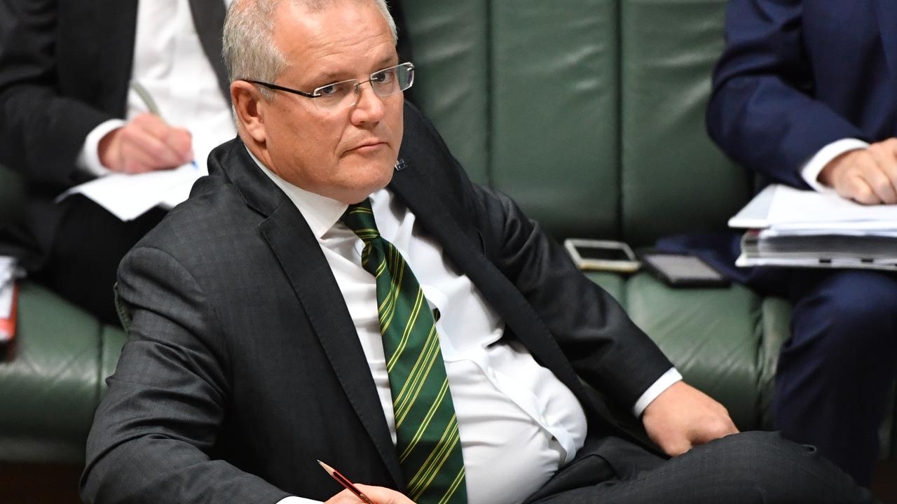 It was not a great day for Prime Minister Scott Morrison. Picture: AAP