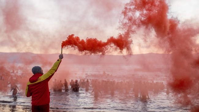 Nude Swim. Dark Mofo 2023. Picture: Dark Mofo/Rosie Hastie