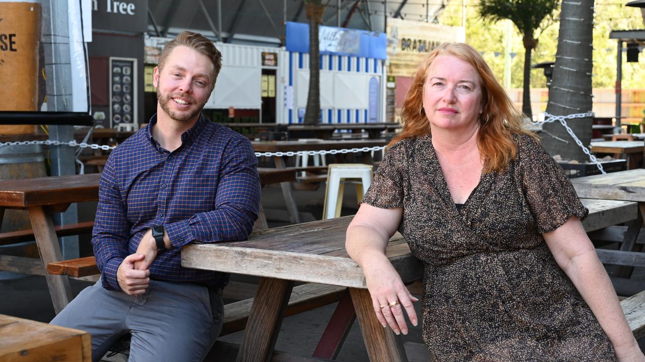 University of the Sunshine Coast senior marketing lecturer Dr Rory Mulcahy and NightQuarter owner Michelle Christoe were involved in research on the mental health toll Covid-19 had on business people.