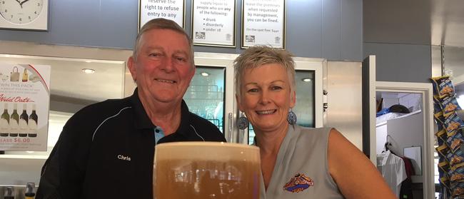 Former Southport Bowls Club house director Chris Brace resigned in protest after bar manager Patty Muntz (pictured right) was made redundant.