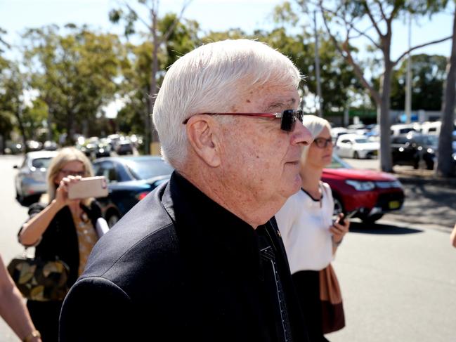 Former Senator Brian Burston arrives at Toronto Court. Picture: Peter Lorimer