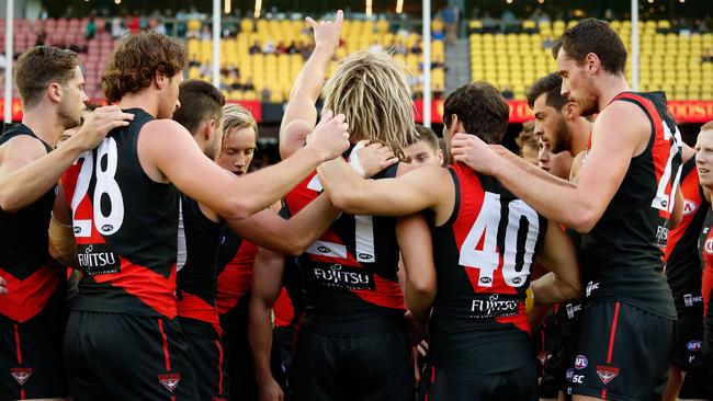 Dyson Heppell led Essendon against Collingwood.