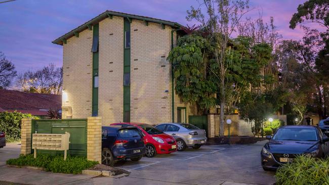 The apartments in Glenelg North where Ronan was babysat before his death. Picture: Ben Clark