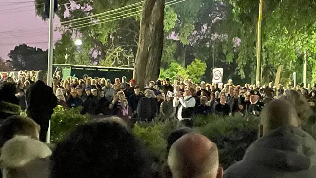 Mt Evelyn RSL sub-branch Anzac Day Dawn Service. Picture: Mt Evelyn RSL