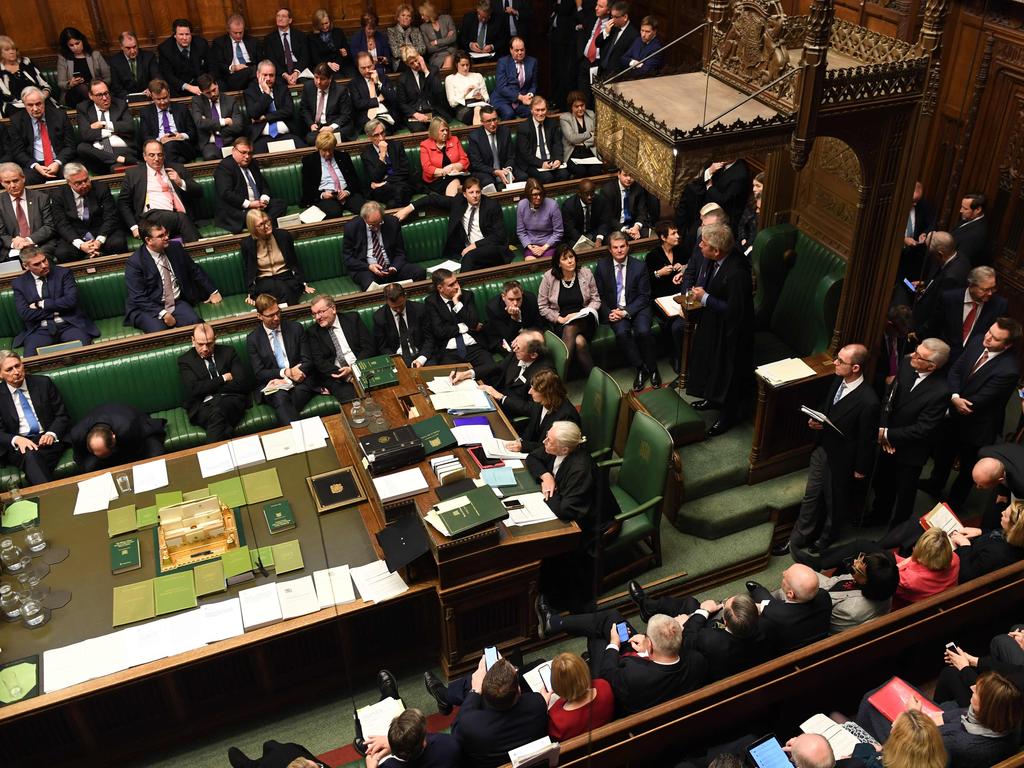 A House divided. Picture: AFP/Jessica Taylor/UK parliament