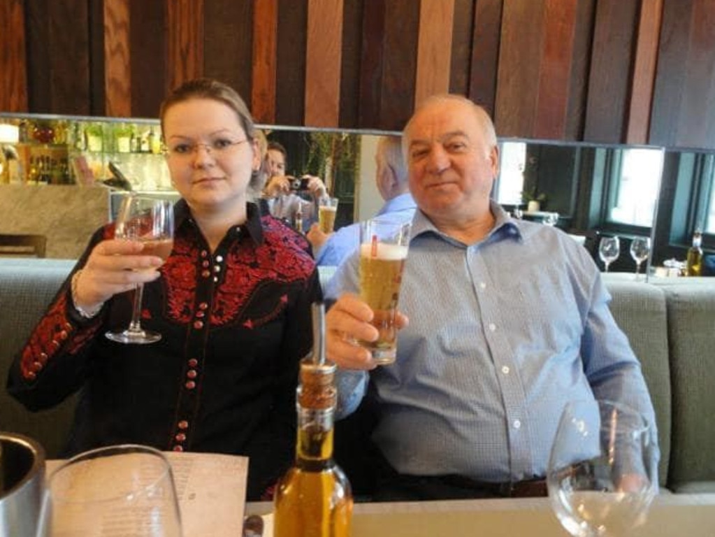 Yulia Skripal with her father Sergei.