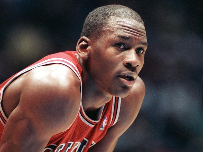 Chicago Bulls All-Star forward  # 23 Michael Jordan file photos. (Photo by Tom Berg/WireImage)