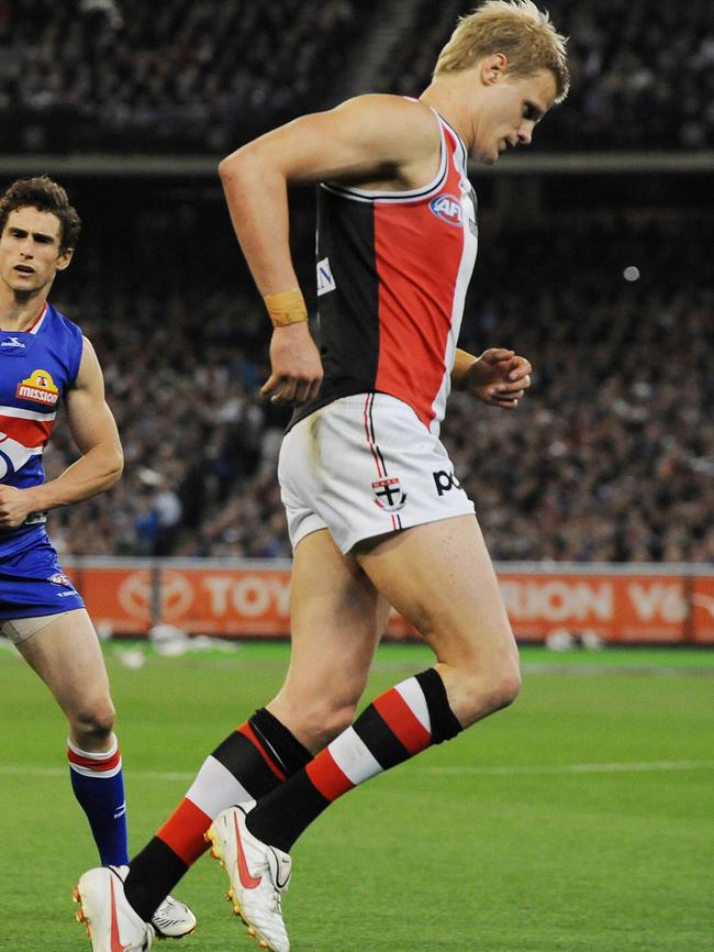 Riewoldt’s reaction.