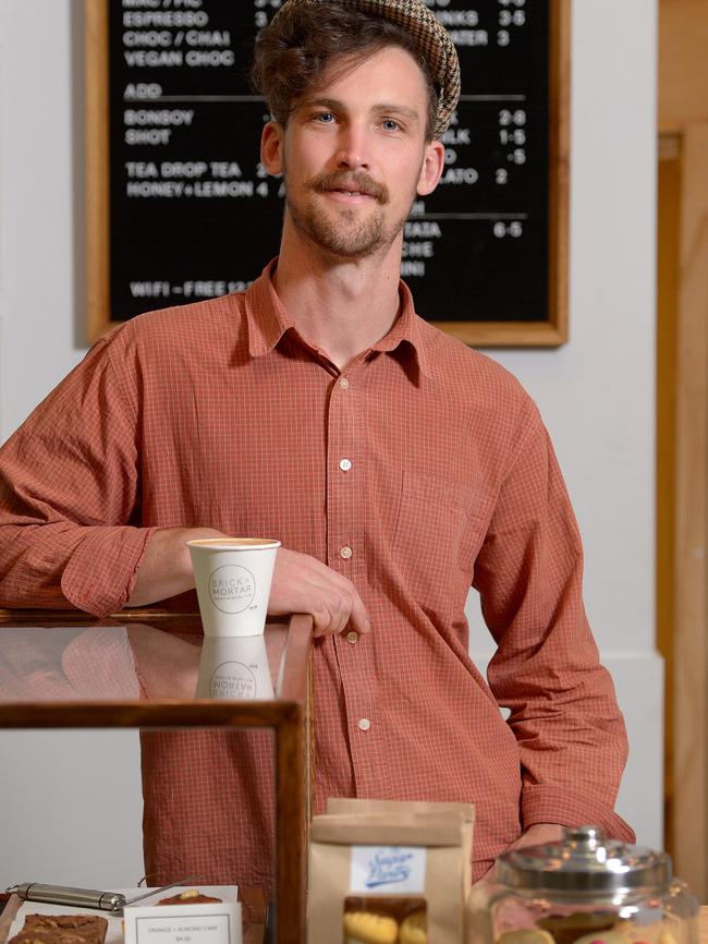 Barista David Thompson is enjoying the ‘feel of working at a creative hub’.