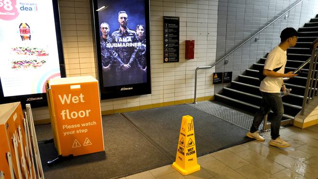 There were wild scenes as severe storms smashed Sydney. Picture: NewsWire / Damian Shaw