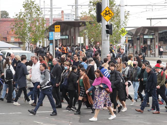 Computers around the central station area , crossing Elisabeth st Surry hills .picture John grainger