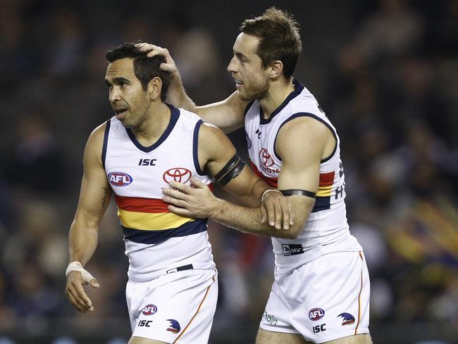 Richard Douglas regrets not providing more support for Eddie Betts in the wake of the Crows camp. Picture: AAP