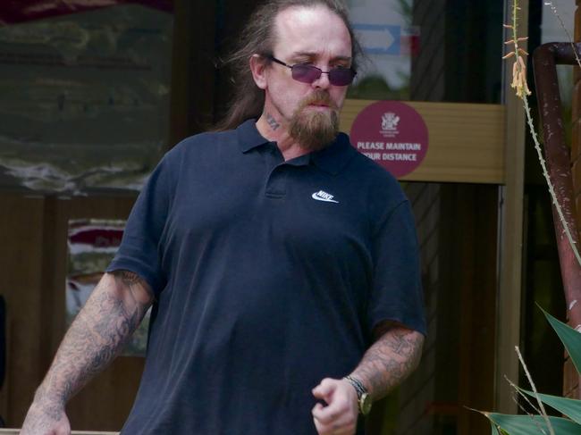 Tony Leonard Rice outside Yeppoon courthouse.