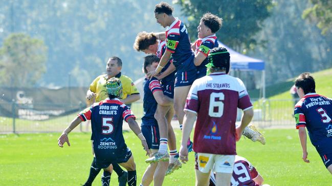 Nambucca snapped Macksville’s six-year hold on the under-18s competition in the grand final. Picture: Leigh Jensen