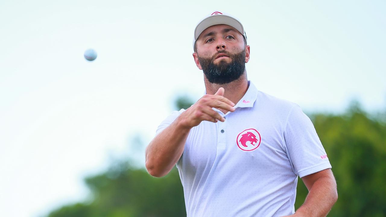 Jon Rahm’s team won but he was fuming at his own collapse. (Photo by Manuel Velasquez/Getty Images)