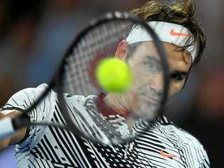 Roger Federer has taken everything - good or bad - in his stride and joked when the ball didn't go where he wanted it to, a reader says. Picture: LUKAS COCH