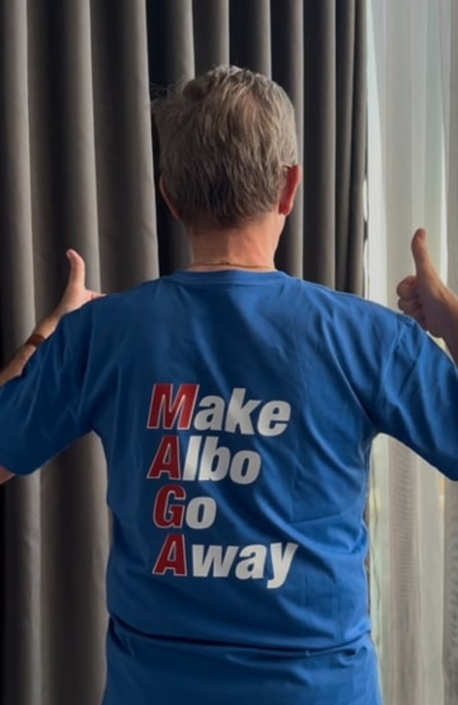 Warren Ebert’s MAGA T-shirt