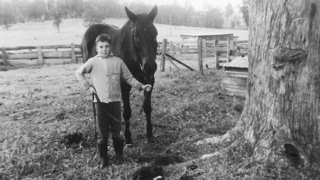 Robbie Gambley as a 10 year old with his horse Brownie. Photo contributed.