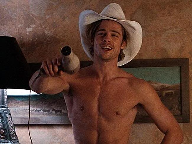 Brad Pitt starred in Thelma and Louise with Geena Davis in 1991.