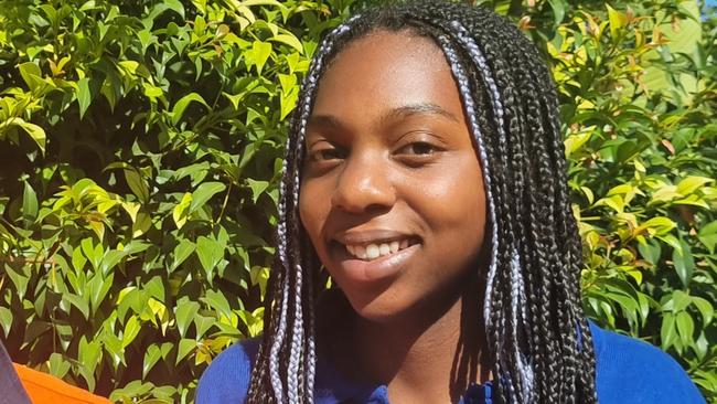 Teen Parliament 2024 participant Dalila Amimu-Mbutho, from Playford International College.