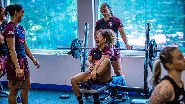 The Maroons are getting ready to take on the Sky Blues on June 1. Picture: Nigel Hallett