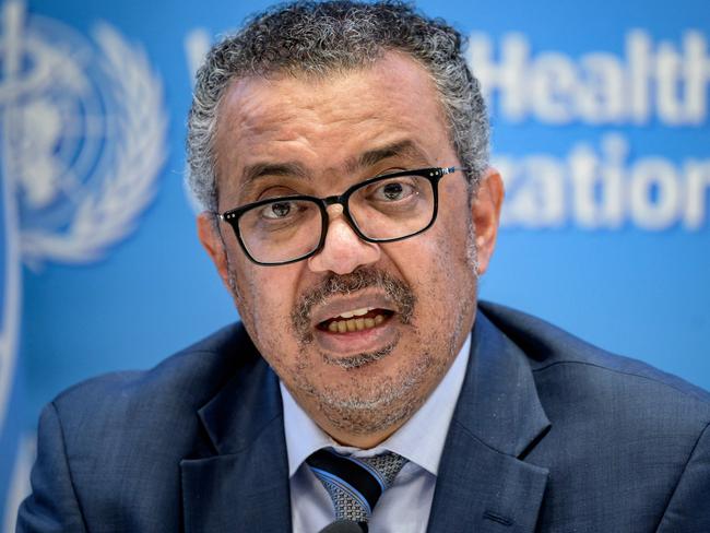 WHO chief Tedros Adhanom Ghebreyesus said the record numbers of people catching the new variant meant hospitals were being overwhelmed.