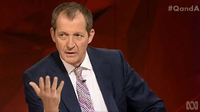 Alistair Campbell and Q&amp;A ABC