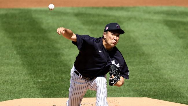 Masahiro Tanaka. (Photo by Elsa/Getty Images)