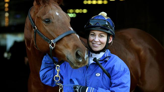 Kathy O’Hara says Dure will be suited by a heavy track on Saturday. Picture: Gregg Porteous