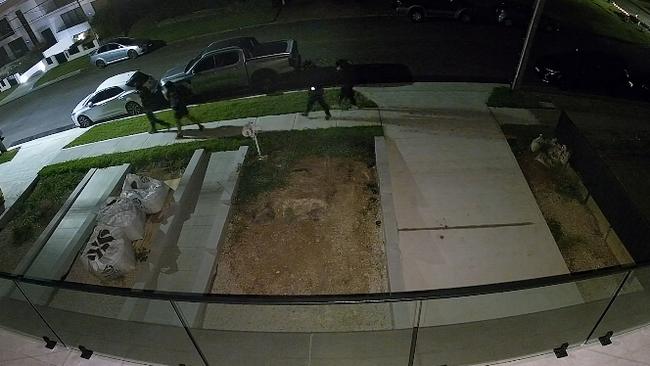 The men captured in the early hours of February 24. Picture: NSW Police