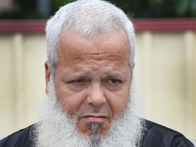 Convicted terrorist Abdul Nacer Benbrika following his release into the community. Picture: David Crosling