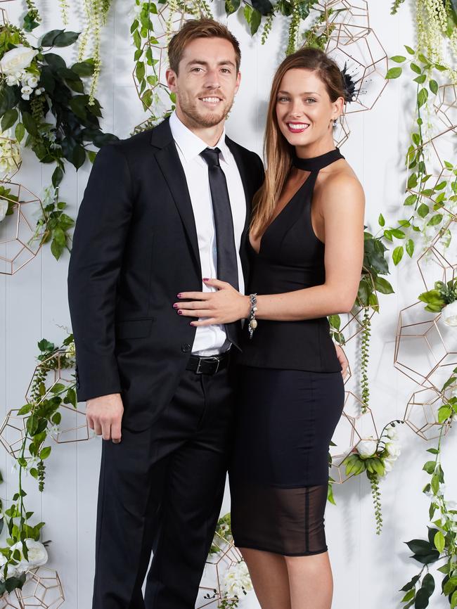 Richard Douglas and Alessandra Lee at Morphettville. Picture: Matt Loxton