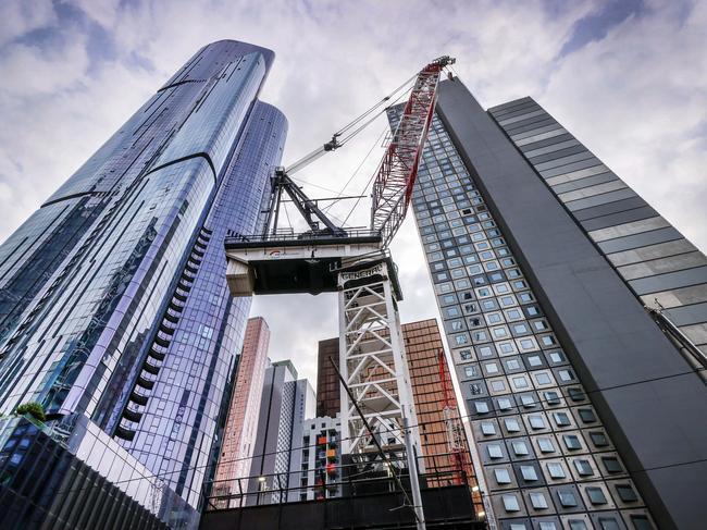 Victoria’s construction industry is one of Australia’s most unionised states. Picture: David Caird